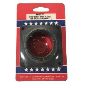 U.S. Spigot 1 1/2" Male Split w/ Flange RV-727C (PF1)